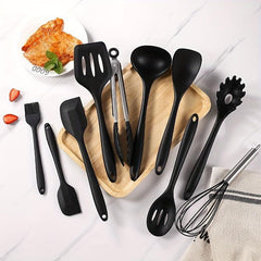 10pcs Silicone Kitchenware Nonstick Pan Set Baking Utensils