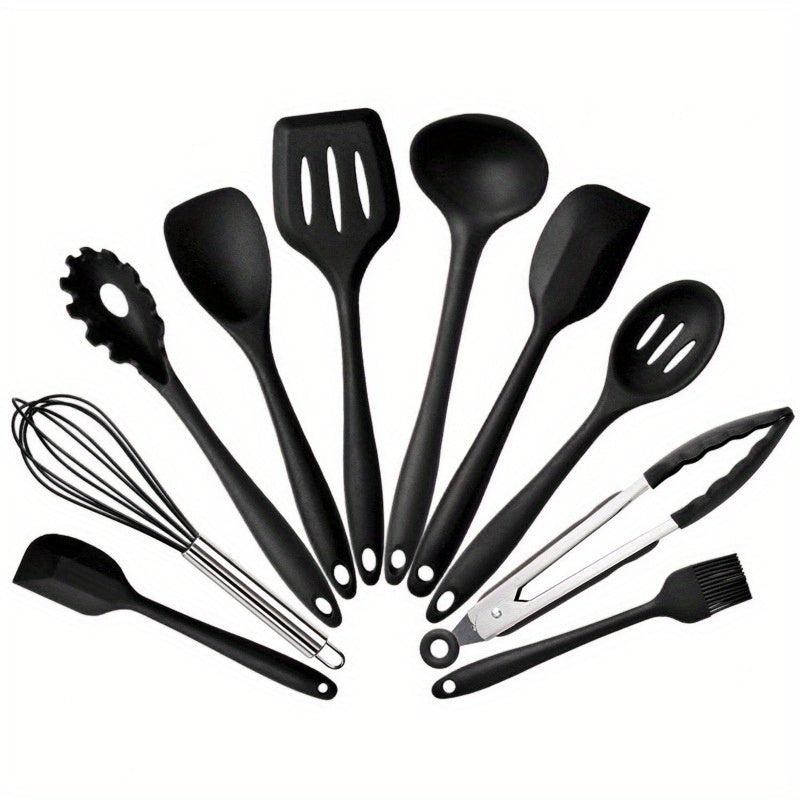 10pcs Silicone Kitchenware Nonstick Pan Set Baking Utensils