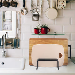 Cutting Board Holder Stand with 1.0 and 1.52 cm Wide Slots