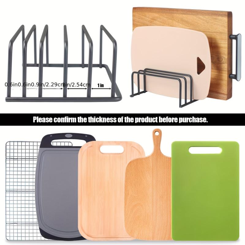 Cutting Board Holder Stand with 1.0 and 1.52 cm Wide Slots