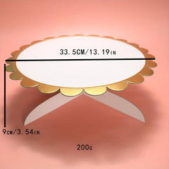 Flower Shaped Cardboard Cake Stand - Stylish and Durable Baking Tool