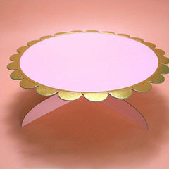 Flower Shaped Cardboard Cake Stand - Stylish and Durable Baking Tool