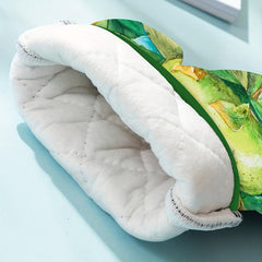 2pcs Cotton Oven Mitts Kitchen Baking Gloves