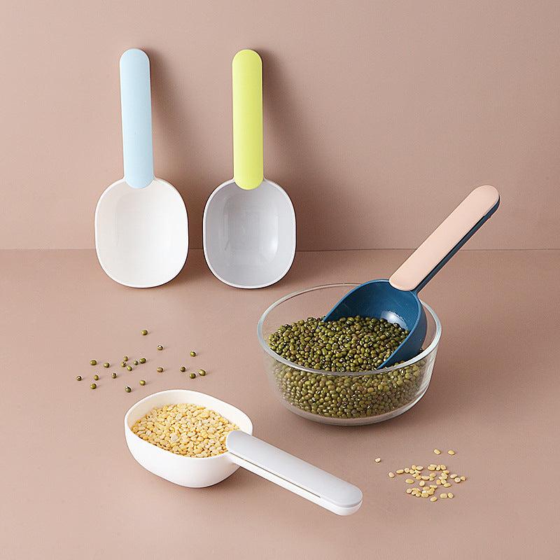 Clip on Rice Spoon Rice washing Plastic Spoon Creative function