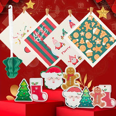 Christmas Pot Sponge Cartoon Dish Brush for Cleaning Kitchen Sink