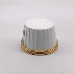 50pcs Disposable Paper Cupcake Cups With Lids Heat Resistant