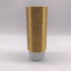 50pcs Disposable Paper Cupcake Cups With Lids Heat Resistant