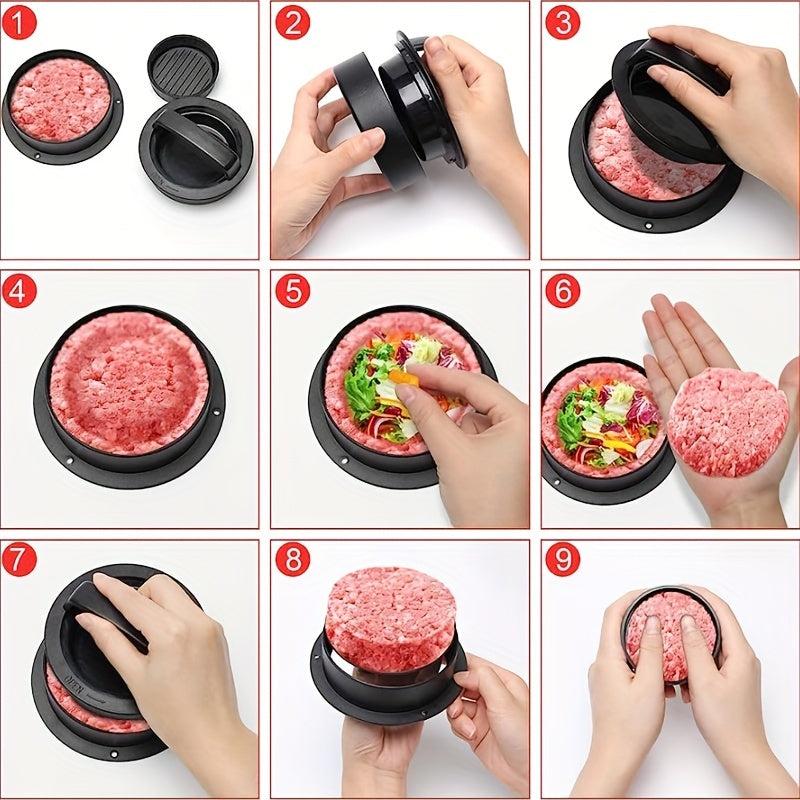 Hamburger Patty Press Mold with Patty Paper