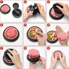 Hamburger Patty Press Mold with Patty Paper