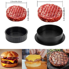 Hamburger Patty Press Mold with Patty Paper