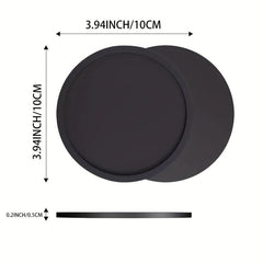 6pcs Silicone Coasters Non Slip Heat Resistant Tabletop Protection