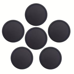 6pcs Silicone Coasters Non Slip Heat Resistant Tabletop Protection