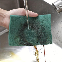 4pcs Cleaning Sponge Scouring Pad Dish Cloths Antibacterial