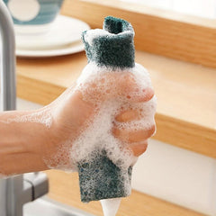 4pcs Cleaning Sponge Scouring Pad Dish Cloths Antibacterial