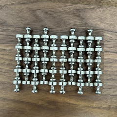 Neodymium Push Pin Magnets for Fridge Office Whiteboard - Pack of 50