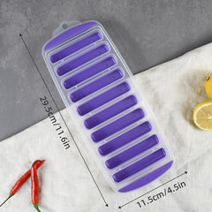 Silicone Narrow Ice Stick Cube Trays for Sports and Water Bottles