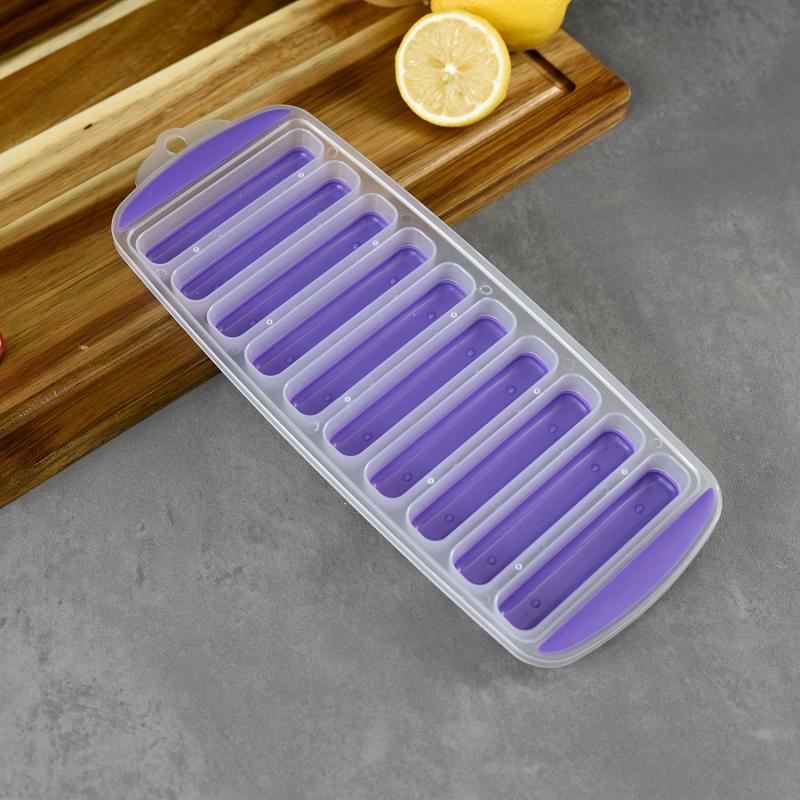 Silicone Narrow Ice Stick Cube Trays for Sports and Water Bottles