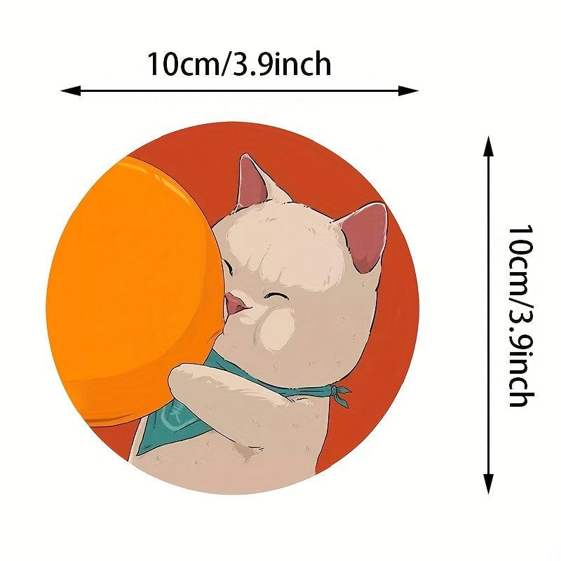 3pcs Cat Coasters Absorbent Cup Mat - Home Decor & Kitchen Gadgets