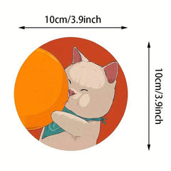 3pcs Cat Coasters Absorbent Cup Mat - Home Decor & Kitchen Gadgets