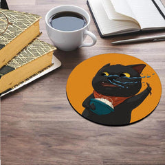 3pcs Cat Coasters Absorbent Cup Mat - Home Decor & Kitchen Gadgets