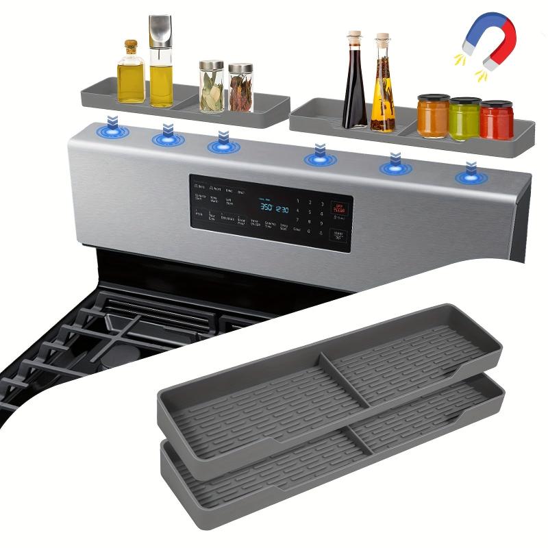Kitchen Stove Magnetic Shelf Spice Rack Organizer