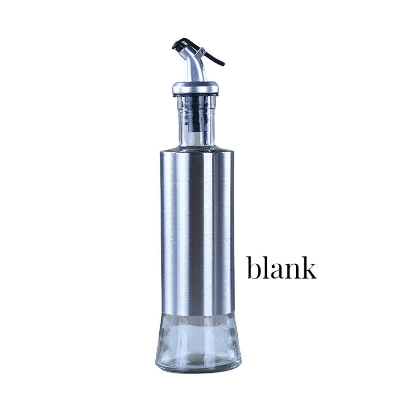 300ml Stainless Steel Olive Bottle Nozzle Vinegar Dispenser Kitchen Storage