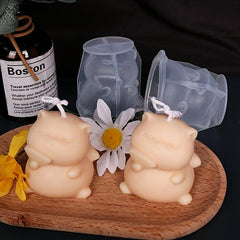 Cat Silicone Mold for Candle Soap