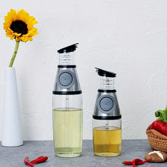 Glass Dispenser 250ml Olive Oil Bottle Soy Sauce and Vinegar Dispenser