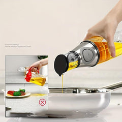 Glass Dispenser 250ml Olive Oil Bottle Soy Sauce and Vinegar Dispenser