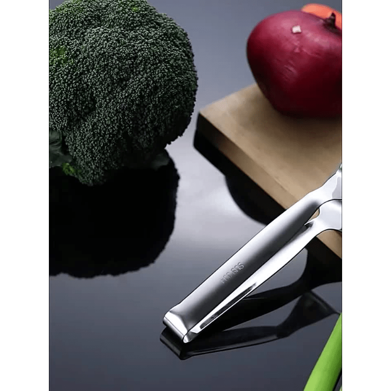 Stainless Steel Barbecue Spatula Tongs Multifunctional BBQ Steak Clamp