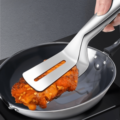 Stainless Steel Barbecue Spatula Tongs Multifunctional BBQ Steak Clamp
