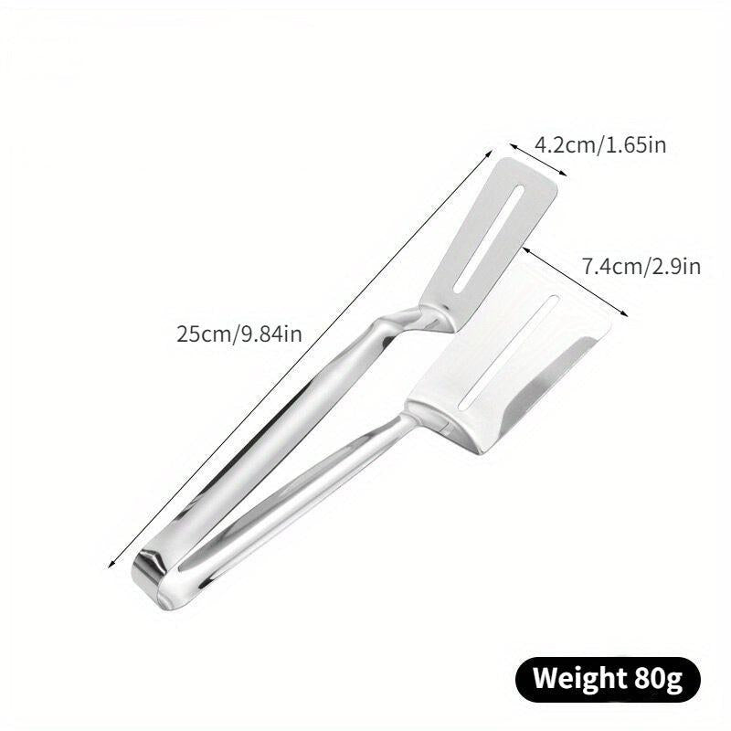 Stainless Steel Barbecue Spatula Tongs Multifunctional BBQ Steak Clamp