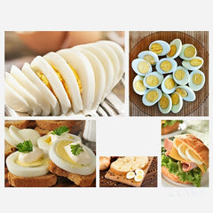 Stainless Steel Egg Cutter Boiled Egg Slicer Kitchen Accessories