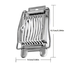 Stainless Steel Egg Cutter Boiled Egg Slicer Kitchen Accessories