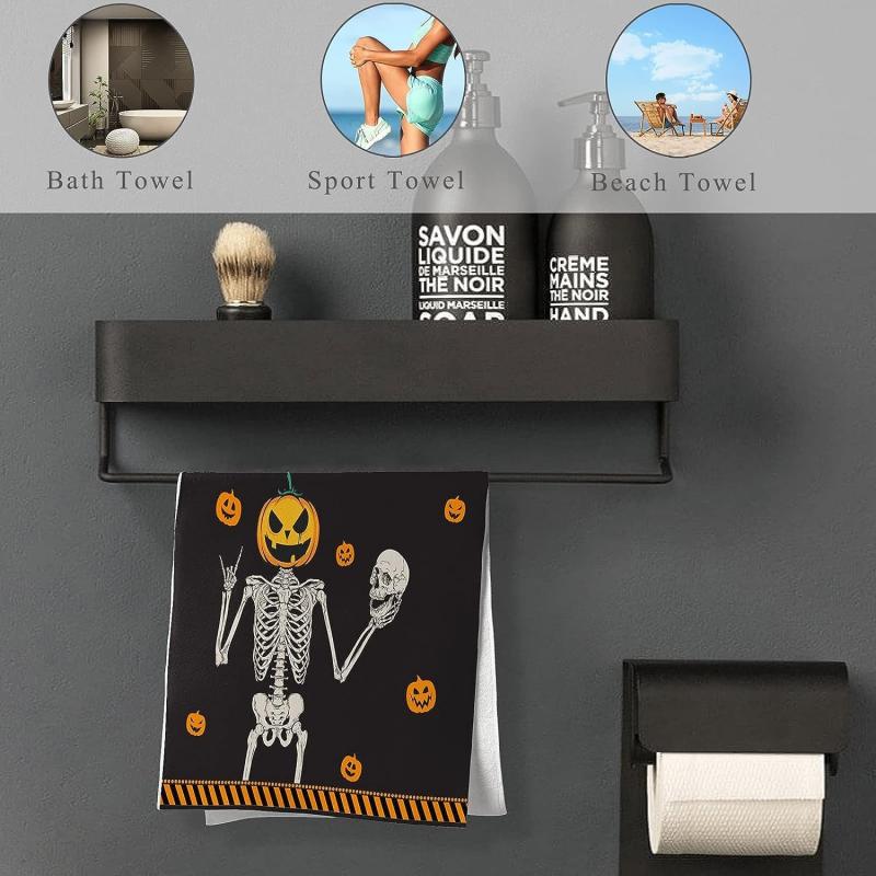 2pcs Halloween Skeleton Hand Dish Cloths