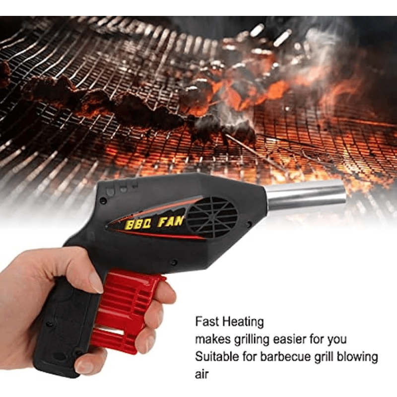 Portable BBQ Blower Handheld Air Blower for Outdoor Cooking and Camping