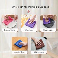 1pc Microfiber Kitchen Dish Cloth Soft Cleaning Rag