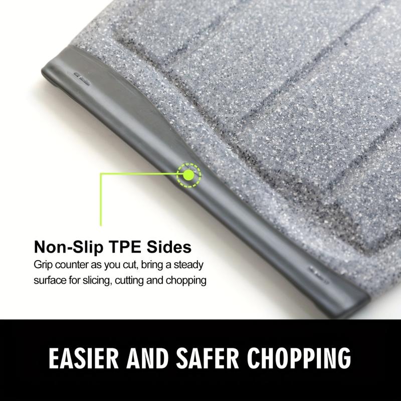 Kitchen Cutting Board with Easy Grip Handle BPA-Free