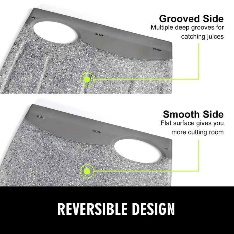 Kitchen Cutting Board with Easy Grip Handle BPA-Free