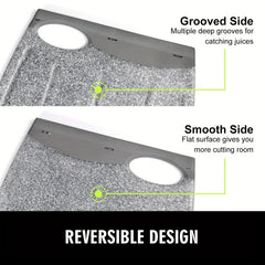 Kitchen Cutting Board with Easy Grip Handle BPA-Free