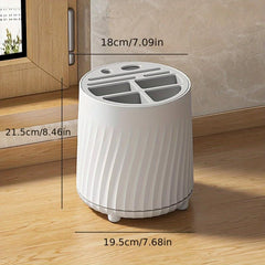 Kitchen Cutlery Block Holder Rotating Universal Storage Rack