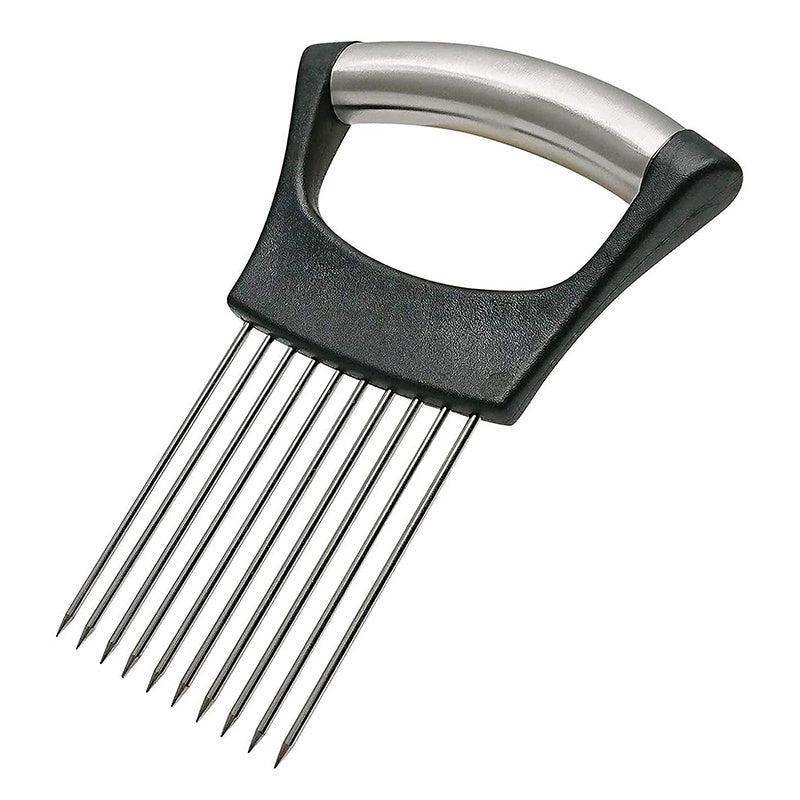 Stainless Steel Onion Slicer Holder for Easy Cutting