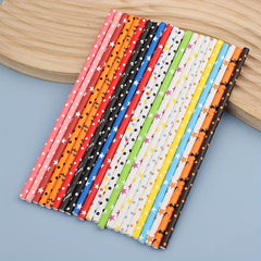 25pcs Colorful Biodegradable Paper Straws for Summer Drinks
