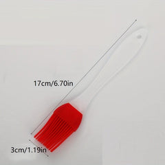 Portable Silicone BBQ Basting Brush for Kitchen and Outdoor Cooking