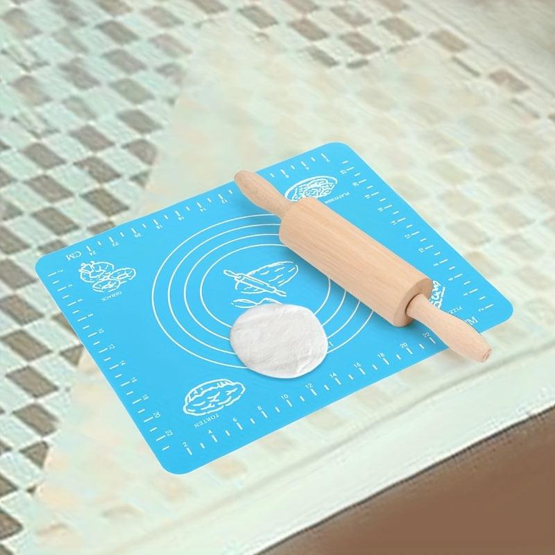 1pc Silicone Pastry Mat Non Stick Baking Mat Counter Mat