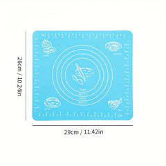 1pc Silicone Pastry Mat Non Stick Baking Mat Counter Mat