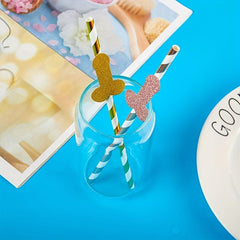 6Pcs Bachelorette Party Disposable Tableware Straw Decor