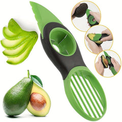 3pcs Avocado Peeler Slicer Corer Remover Pitter Cutter Fruit Kitchen Tools