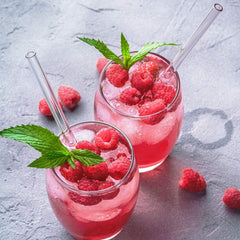 8pcs 20 0 Reusable Glass Straw Set Healthy Eco Friendly Drinking Straw