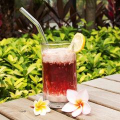 8pcs 20 0 Reusable Glass Straw Set Healthy Eco Friendly Drinking Straw